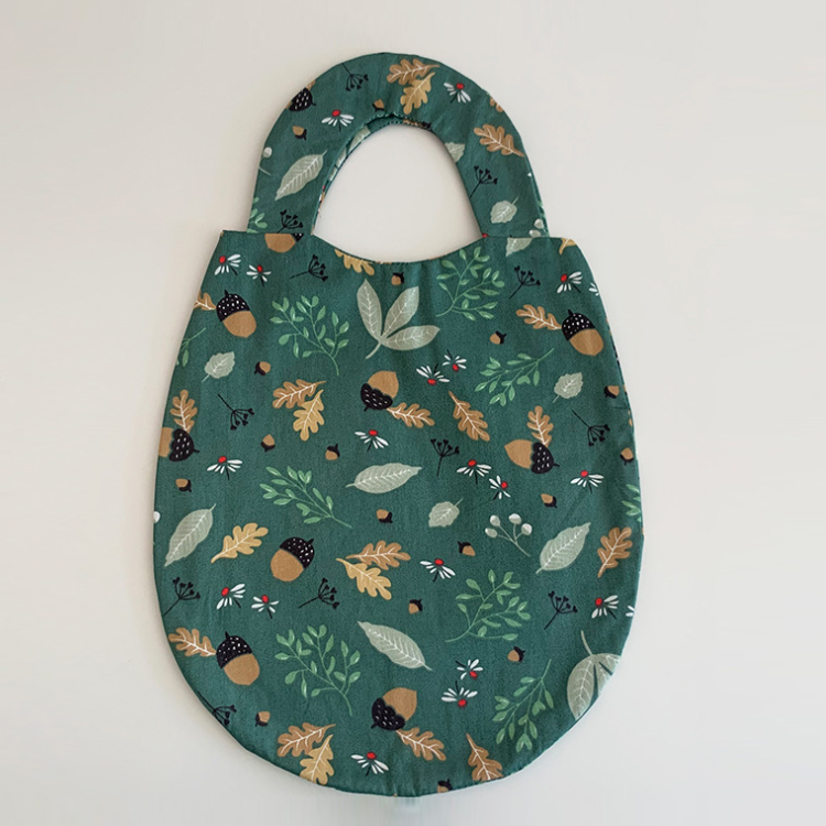 Reversible Knot Bag Cute Wrist Cotton Round Bags