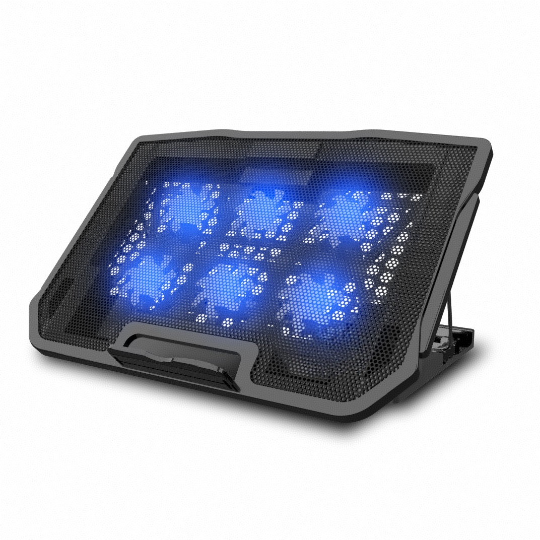 Notebook Radiator with 6 Fans Silent Desktop Bracket Explosive Heat Dissipation Laptop Cooling Pads