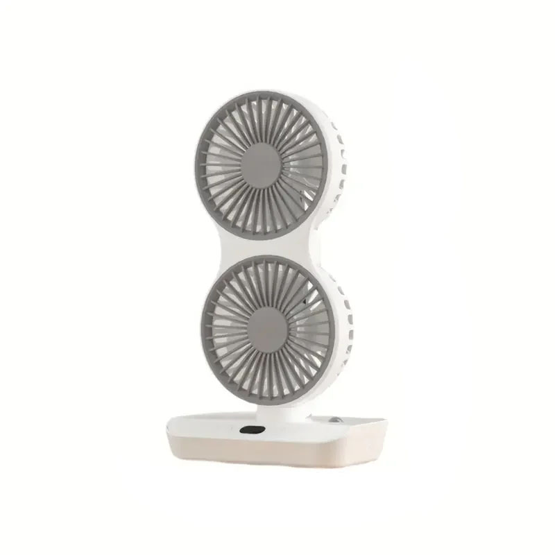 Multi Function Double Head Shaking Fan With 4 Gear...