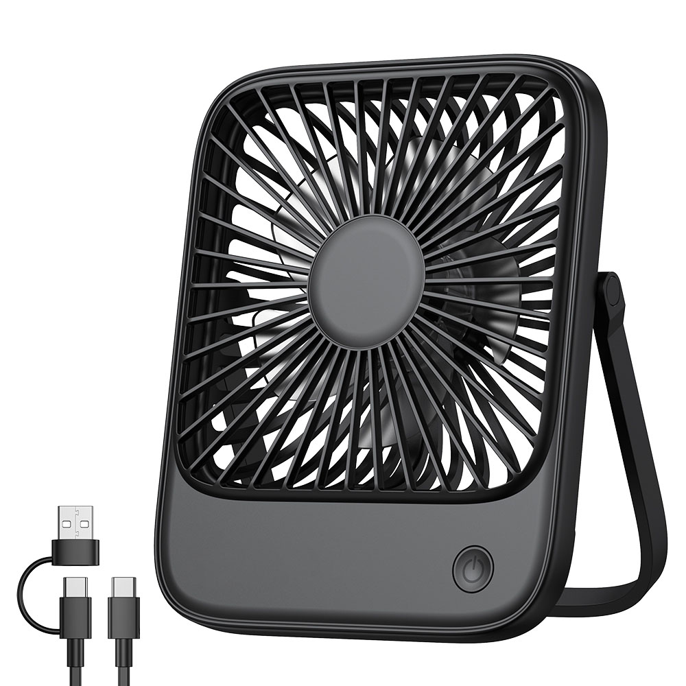 Desk Fan Compact & Elegant Ultra-Silent USB Powere...
