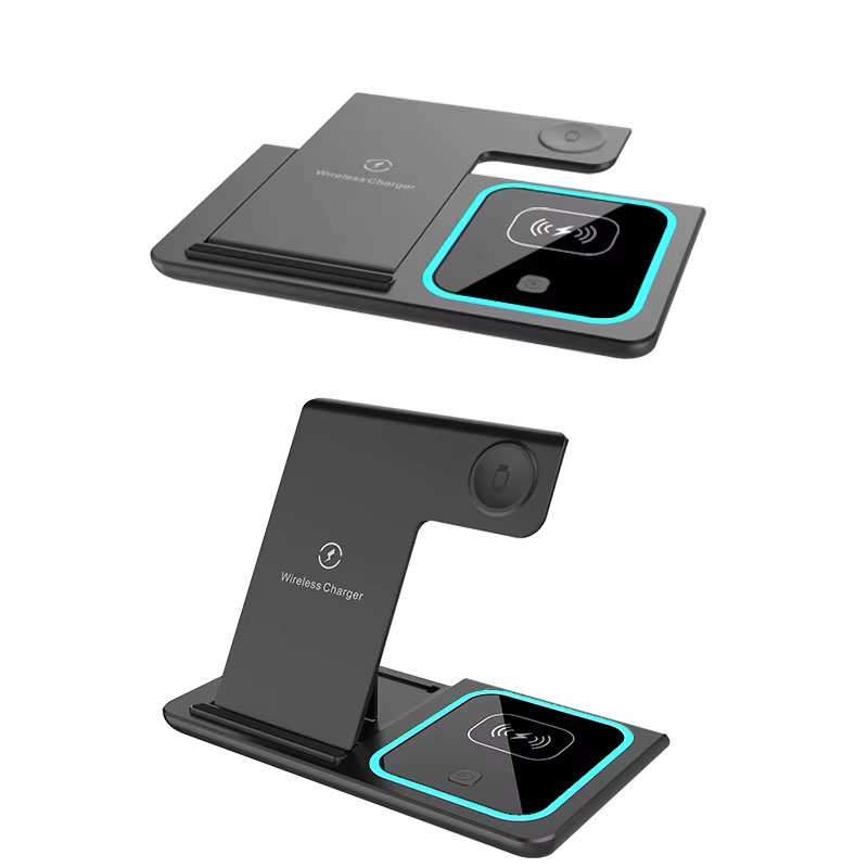 3 In 1 Wireless Charger Stand Wireless Charging Wi...